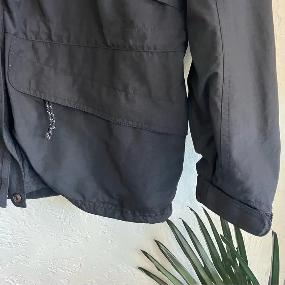 The North Face Men's Dark Jacket Hoodie Vintage Large
